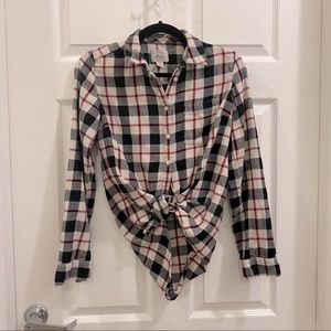 Plaid flannel shirt